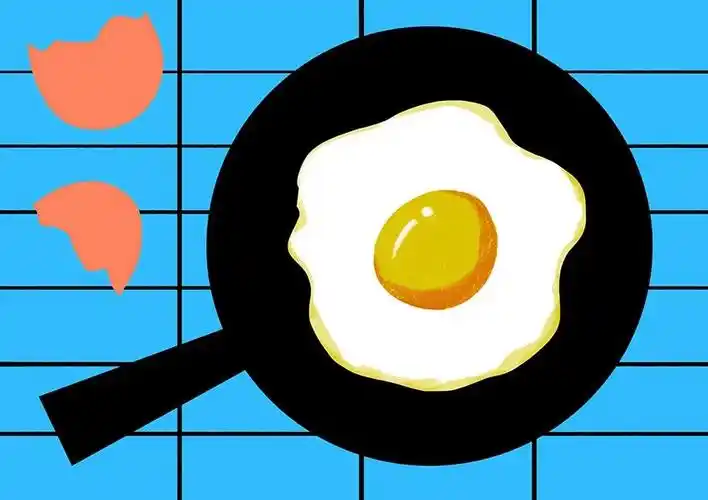 美味的煎蛋创意绘画 - 元艺考