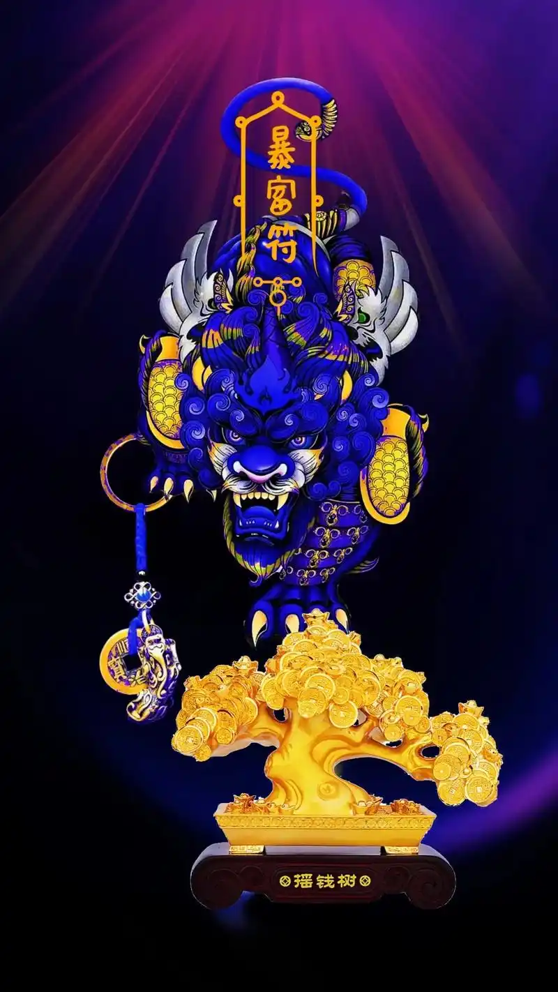 貔貅动态壁纸拿走不谢.#抖音图文来了 # - 抖音