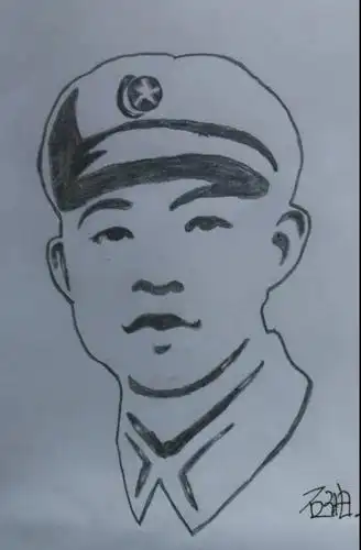 [石油工程学院]绘雷锋肖像,扬时代精神