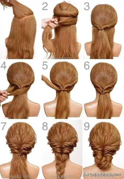 盘头发的方法,盘头发的发夹和发卡(手把手教你九款超简单美貌盘发)