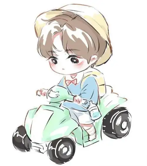 卡通世界中,怎么能少了运动风的王一博形象呢!
