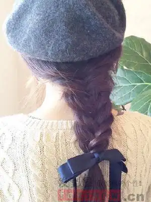 女生单麻花辫图片大全 简单耐看