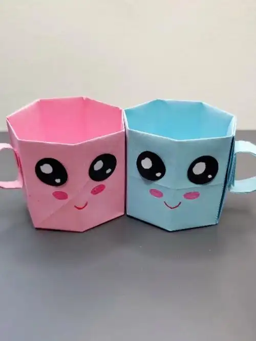 超可爱的马克杯折纸