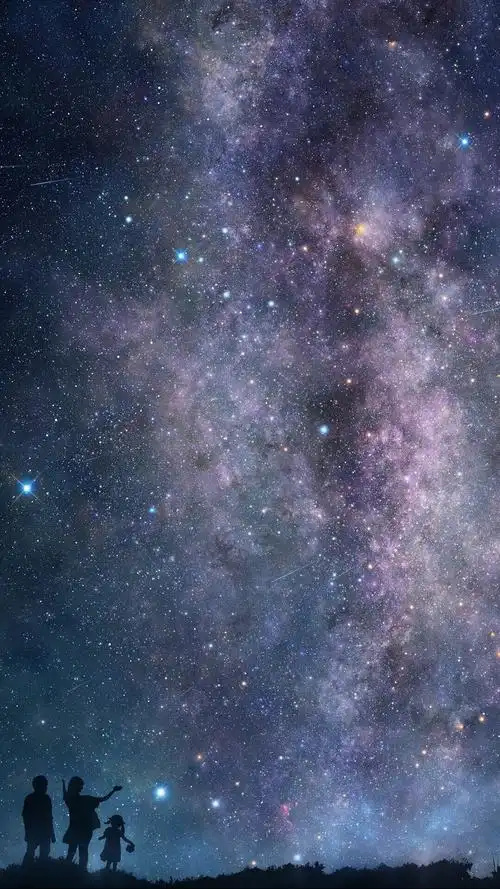 有哪些仙气四溢的星空壁纸嘛