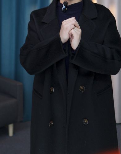 之某禾爆款六筒茧型驼绒秋冬百搭包容保暖大衣