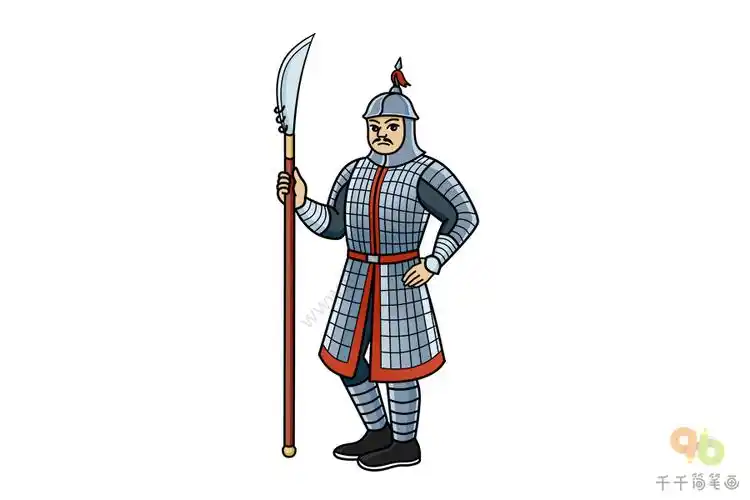 重步兵简笔画