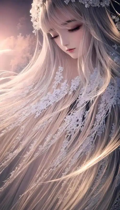 二次元少女壁纸,仿佛是梦幻般的存在