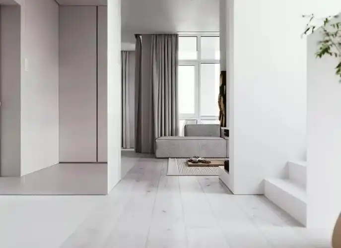 以灰色 米色 白色为主调,温暖而优雅的配色