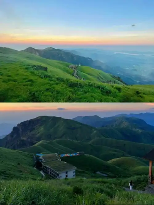 天天发班97d1 旅游巴士--武功山-武功山最美的空中栈道福星谷-金顶