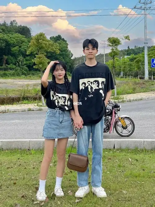 175150小个子也能和男朋友穿酷酷的情侣装