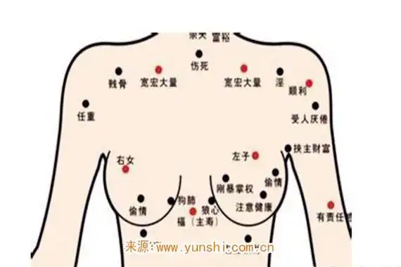 命中贵子痣长在哪里