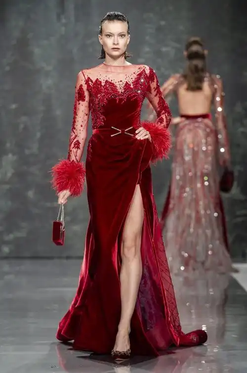 黎巴嫩 走秀(runway) 2018/19秋冬高级定制 女装 晚礼服裙