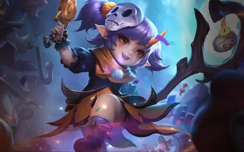 爱丽丝皮肤:鬼马小骷髅【传说对决 aov】