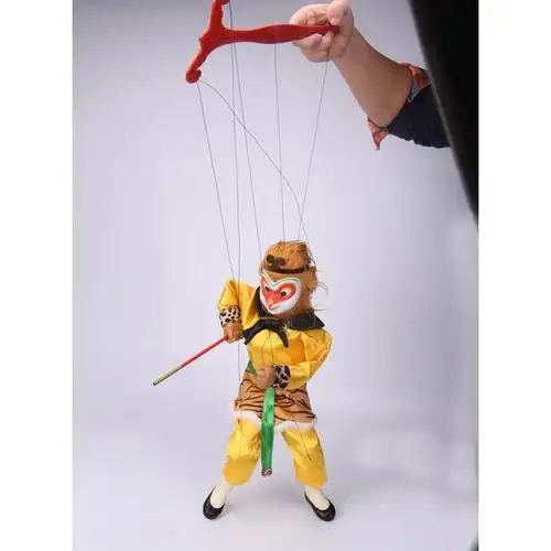 提线木偶孙悟空齐天大圣活动演出课堂训练亲子玩具中国风礼品 木偶