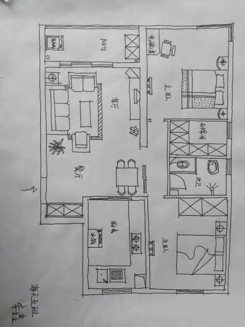 笔尖下的精彩海天班手绘作品欣赏