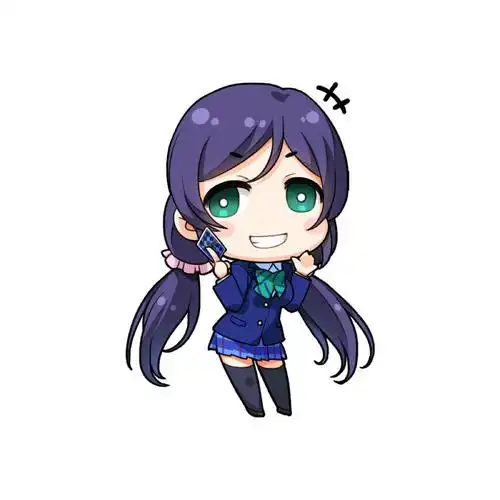 lovelive;love live の东条希;头像;动漫女头;二次元女头;q版萌眠哒