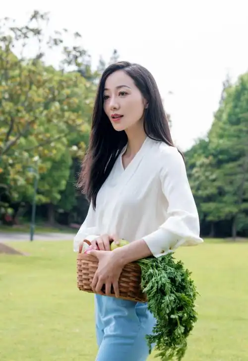 韩雪田园风清新甜美写真图片511