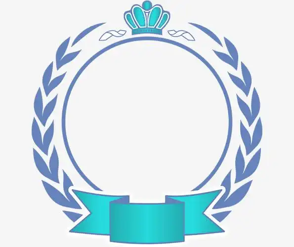 王冠圆形边框免抠素材免费下载_觅元素51yuansu.com