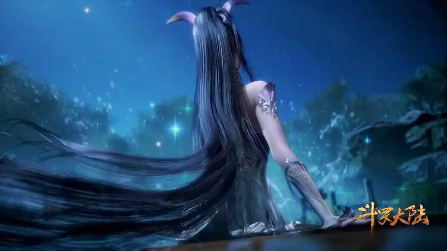 原创斗罗大陆七怪五年后造型公开戴沐白涂黑色指甲油小舞不粉了