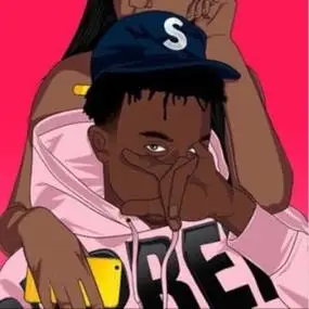 黑人嘻哈风格头像动漫