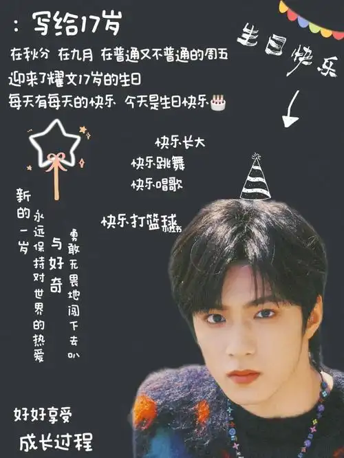 时代少年团刘耀文 17岁生日快乐
