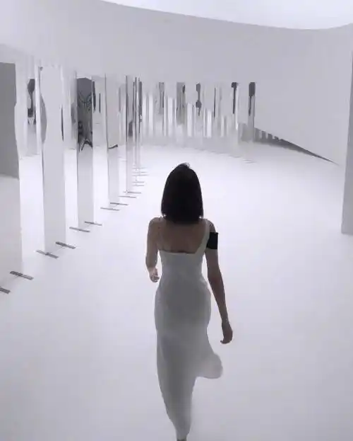 在一张照片的背影中,高圆圆的倩丽的身形真是完美到吸引人眼球,谁能