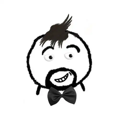 卡通猥琐很贱的大叔胡子头像