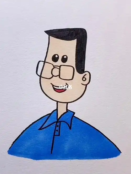 卡通人物简笔画爸爸爸爸全身简超人爸爸简笔画怎么画爸爸简笔画怎么画