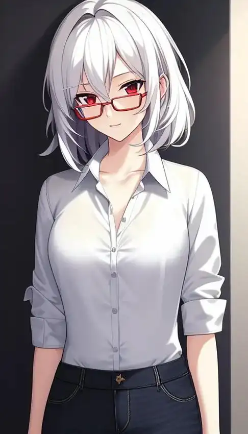 牛仔短裤 白衬衫,yyds.#二次元 #动漫壁纸 #动漫少女 - 抖音