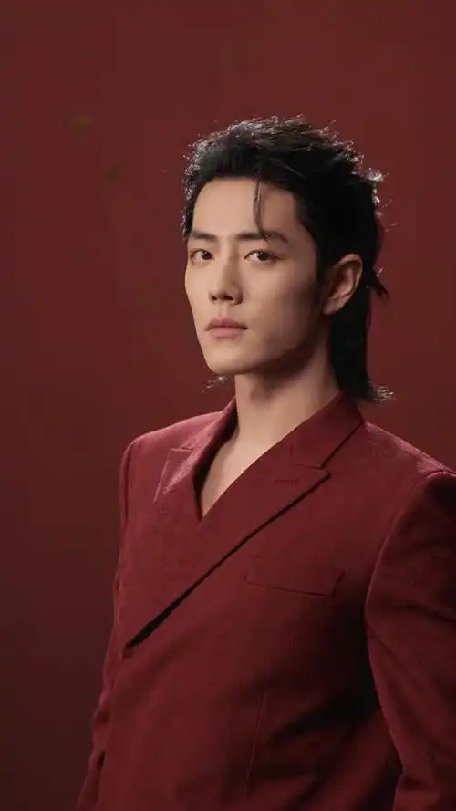 肖战 红西装#  肖战红色西装,新年红红火火  #星姐微博#星姐微驳哪