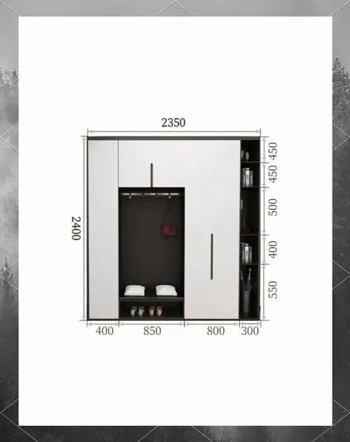 9款玄关鞋柜设计图,你家装修必看!