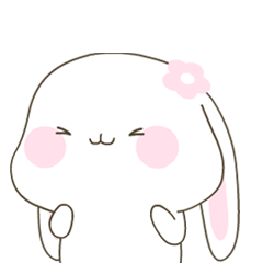 微信表情萌萌哒的甜兔酱表情包