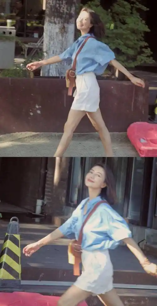 女神高圆圆罕见露出长腿!