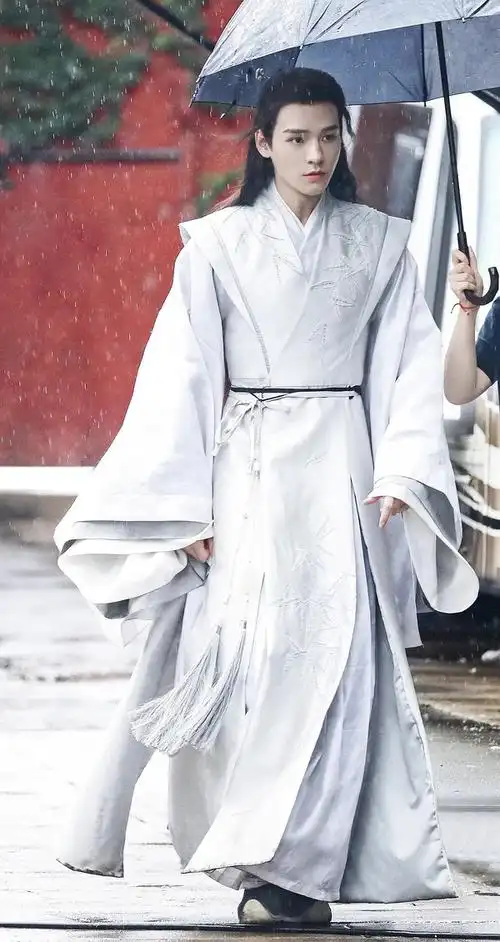 温客行白衣坐窗户壁纸