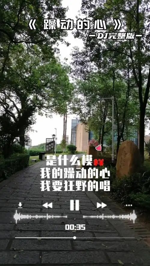 我躁动的心我要狂野的唱