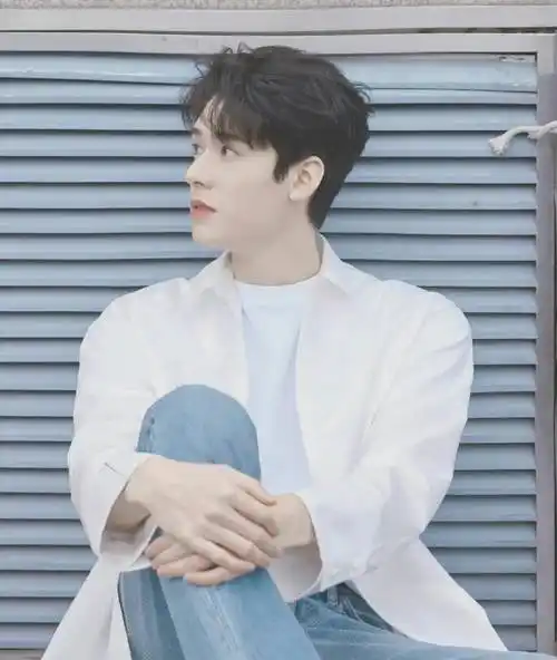 公平地说,鹿晗的个人资料照片看起来就像橱窗里的人体模特.