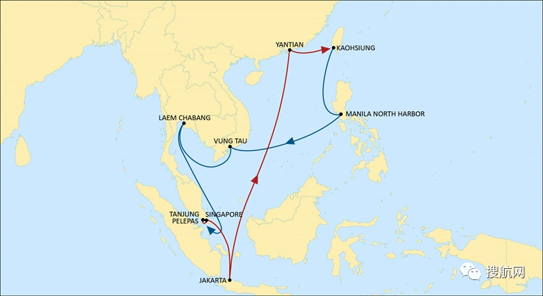 亚洲内部贸易发展强劲,2m,达飞,one等船公司推出更多新的亚洲内部服务