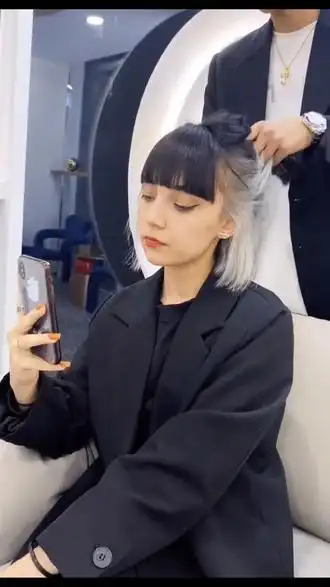 北京染发哪里好 @抖音小助手 气质又好看的#挂耳染 #lisa短发挂 -抖