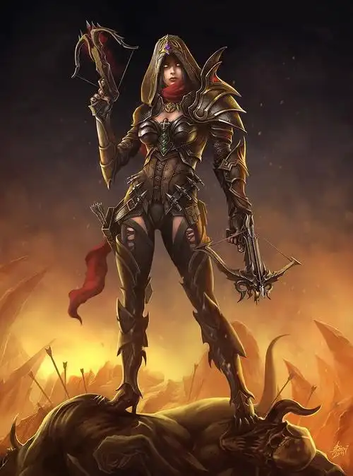 暗黑破坏神3 猎魔人.jpg (2226×3000)