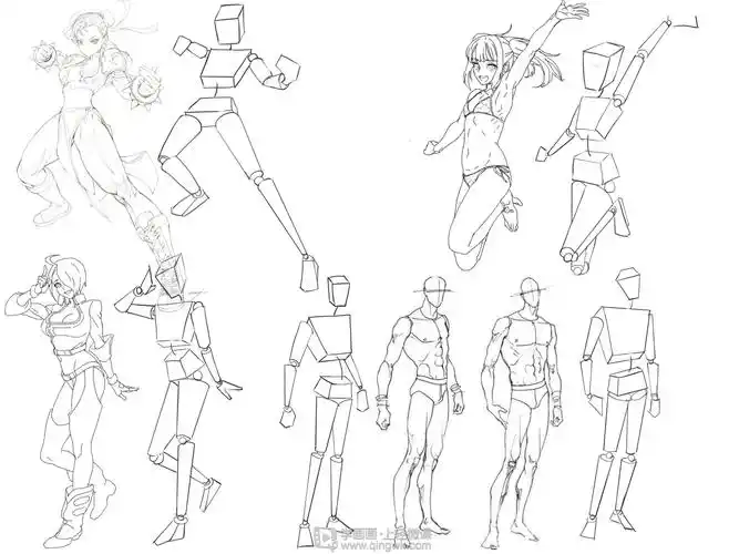 写生动态—角色人体动态基础训练