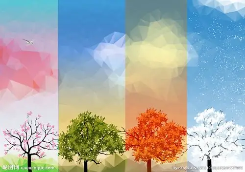 四季花纹树木设计图__其他_动漫动画_设计图库_昵图网nipic.com