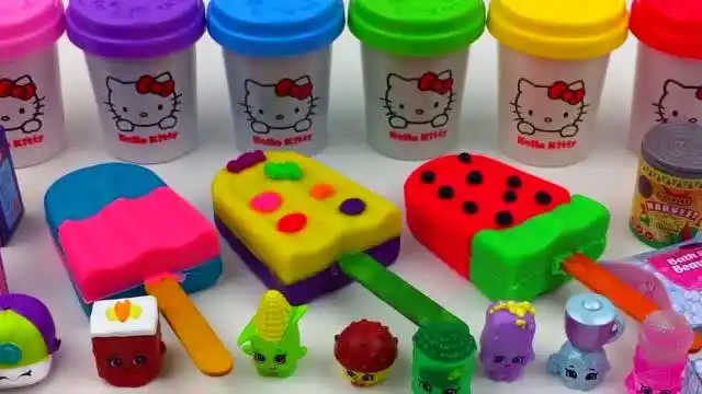 益智早教橡冰淇淋橡皮泥制作教学