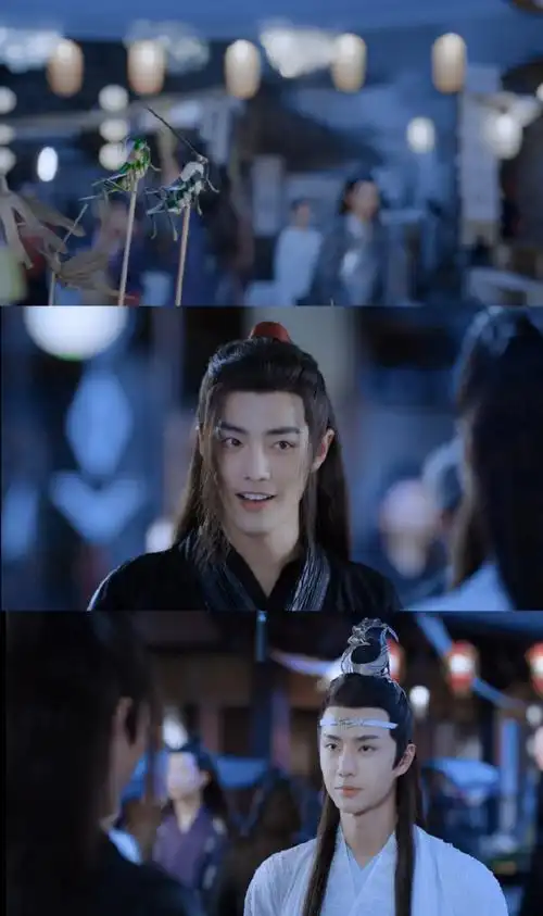 陈情令超话#肖战魏无羡##王一博蓝忘机#【 忘羡·剧情拼接长图 】忘羡