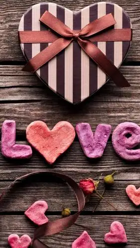 love浪漫心形背景,高清图片,手机锁屏桌面-壁纸族