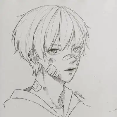 长发短发开心伤心难过高兴冷酷无情伤感病娇正太ok绷创可贴忧郁王子