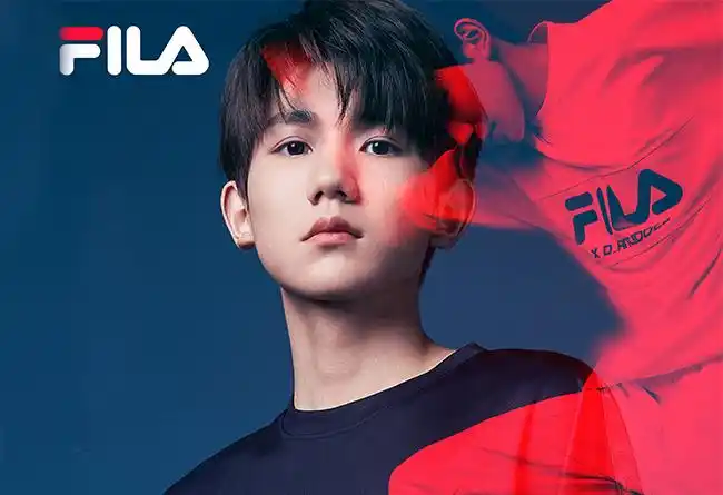 王源成为 fila 全新品牌代言人