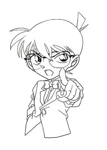 求适合照画的柯南美图!谢谢