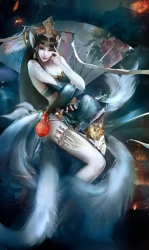 《楚辞》,《吕氏春秋》等古典书籍,都记载过大禹的妻子,涂山氏是九尾