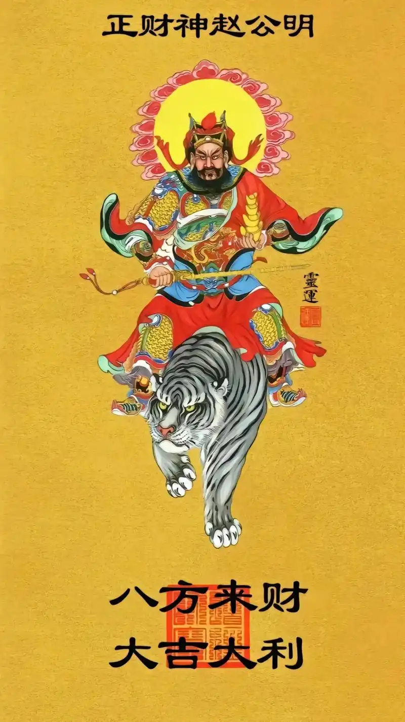中路武财神赵公明!东路财神招宝天 - 抖音