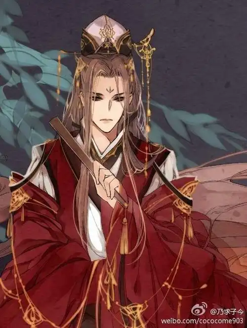 【古图专帖】——『美男系列』——红衣男子_看图_古风图片吧_百度